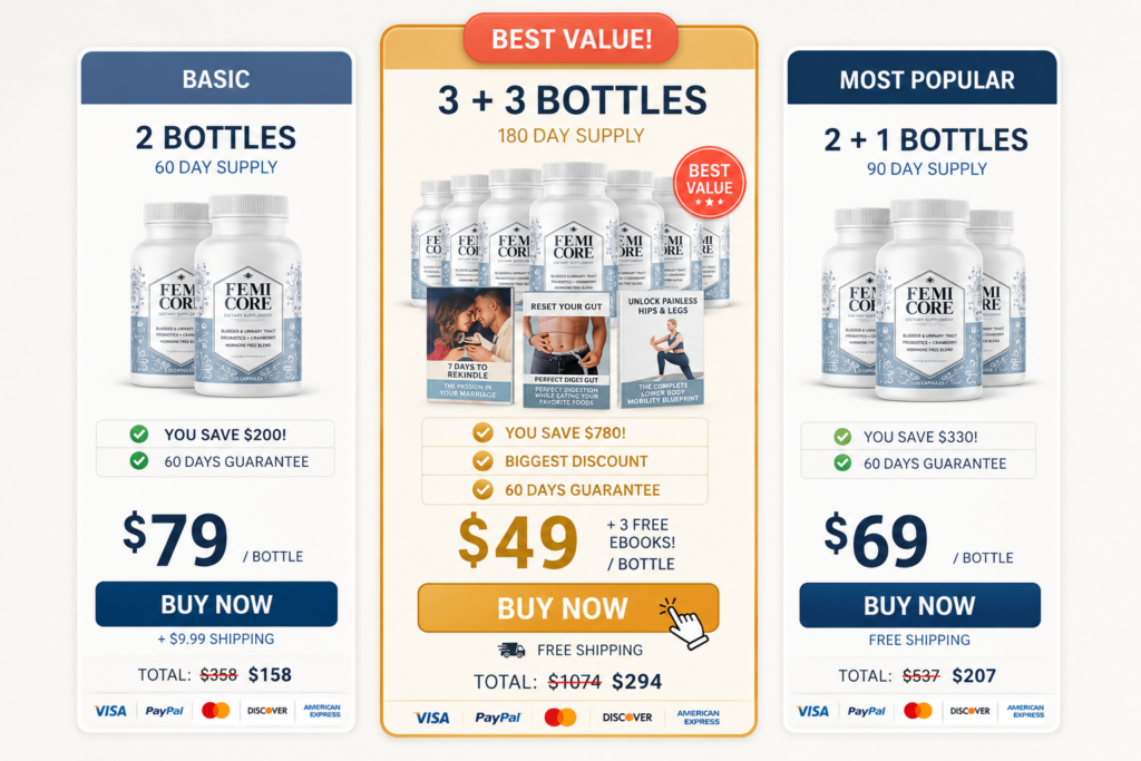 "Supplement pricing and package options"